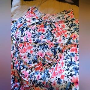 Maternity cold shoulder top